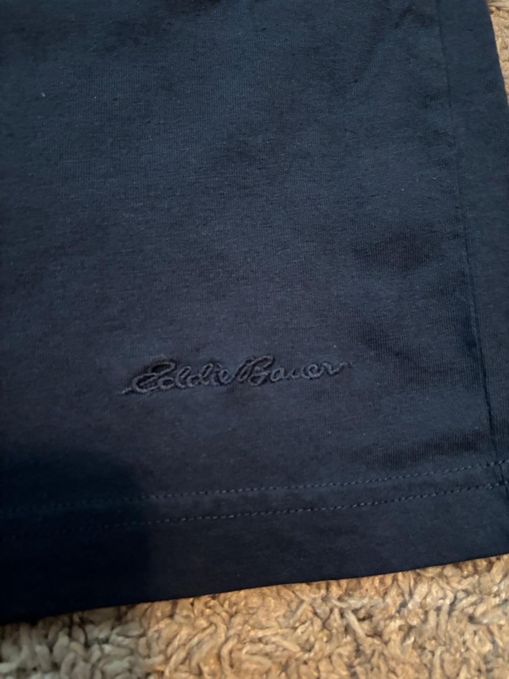 Eddie Bauer Men’s Short Sleeve Crew Tee Trio - Light Gray, Slate Blue and Navy - Picture 6 of 9